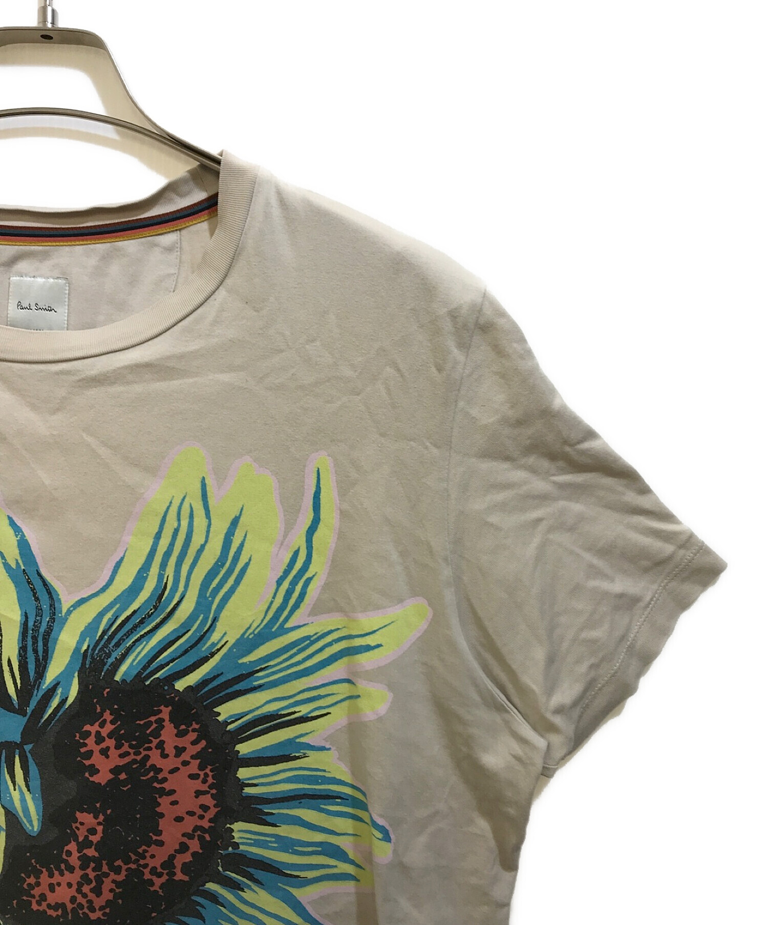 PAUL SMITH (ポールスミス) SunflowerプリントTシャツ ベージュ サイズ:L