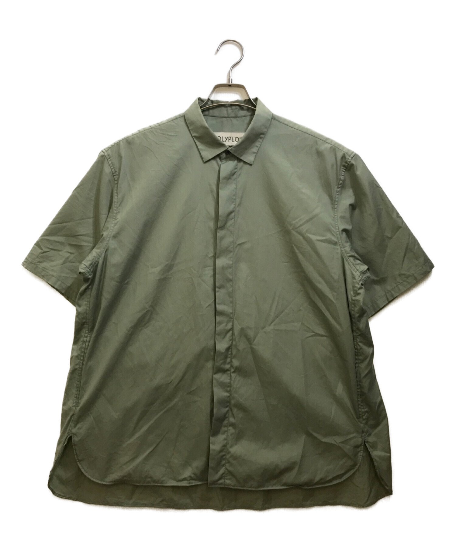 POLYPLOID (ポリプロイド) SHORT SLEEVE SHIRT TYPE-C PISTACHIO サイズ:Ⅼ