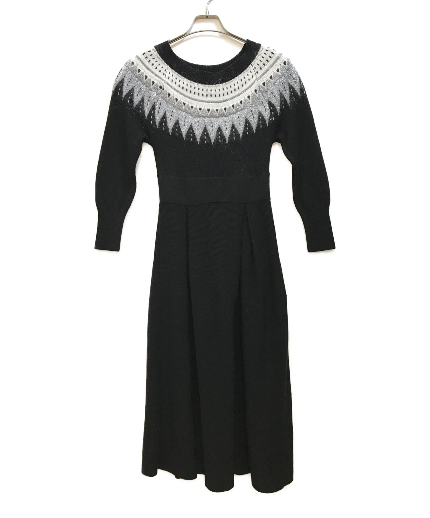 セルフォード NEW Year Special Knit Dress 38 黒レディース