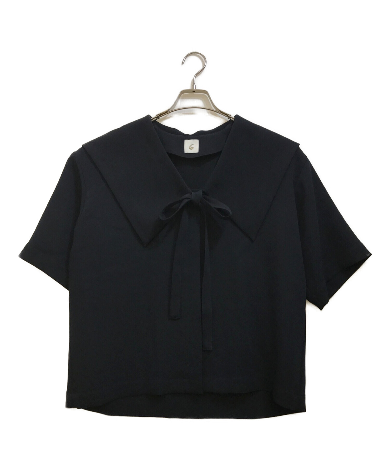 6(ROKU) BEAUTY&YOUTH (ロク ビューティーアンドユース) BIG COLLAR SHIRT ネイビー サイズ:なし