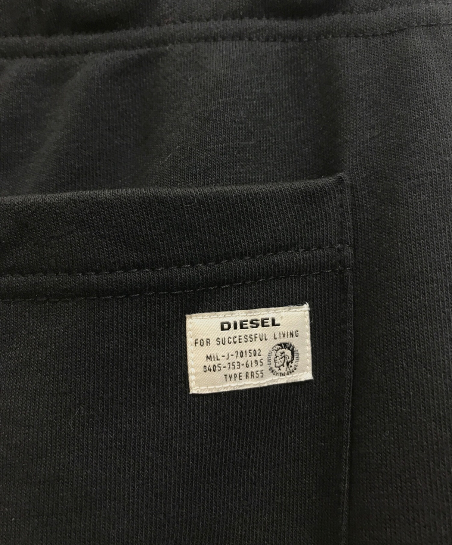 DIESEL (ディーゼル) スウェットパンツ ブラック サイズ:S