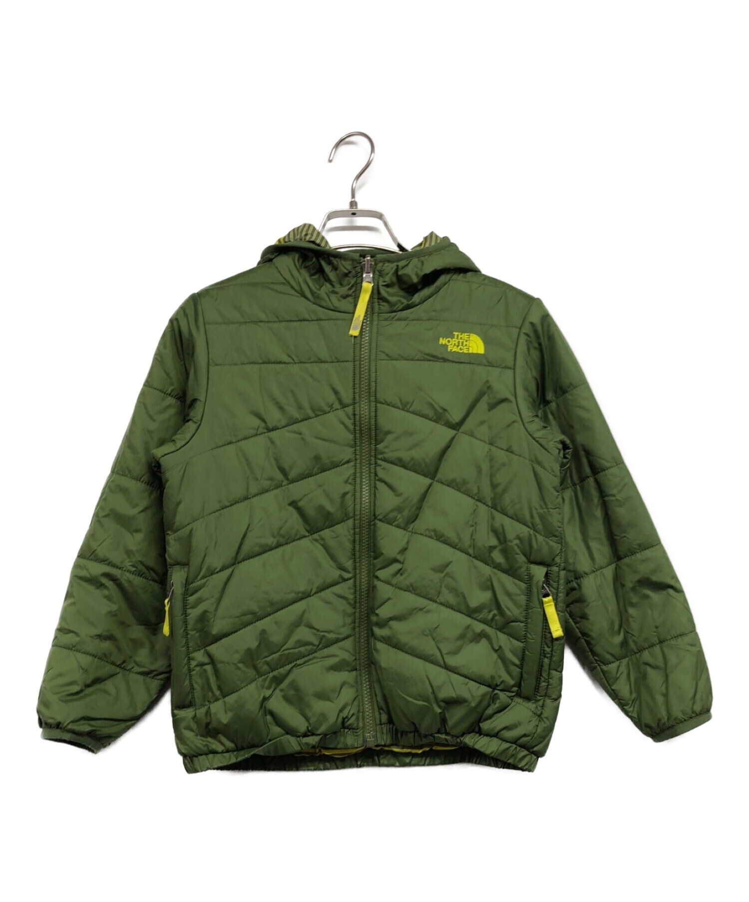 THE NORTH FACE (ザ ノース フェイス) リバーシブル中綿ジャケット グリーン サイズ:S