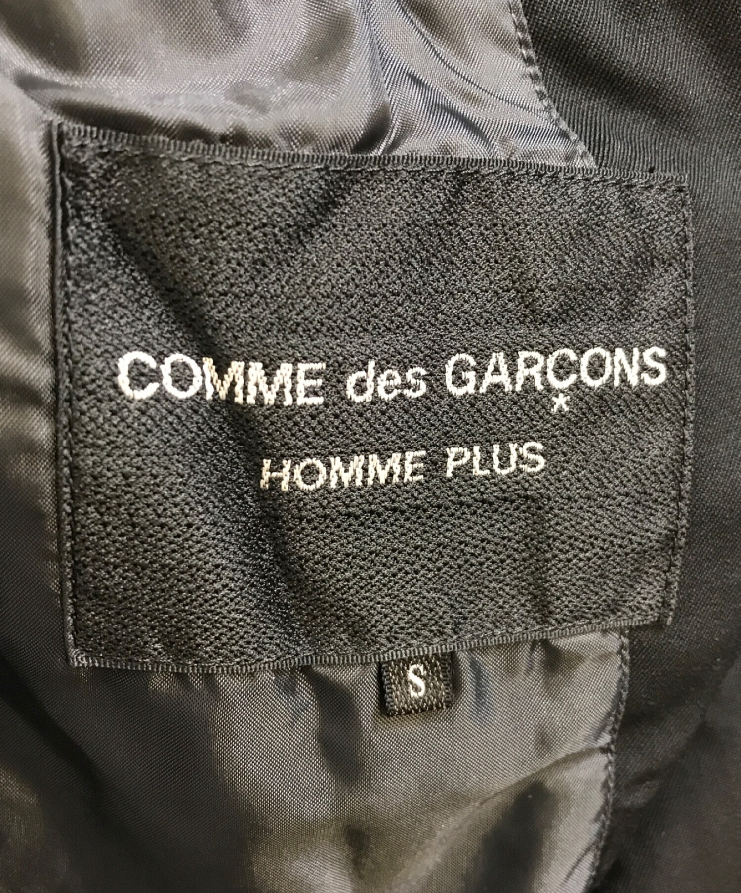 COMME des GARCONS HOMME PLUS コムデギャルソンオムプリュス 17AW 少年時代期 ドッキングレイヤードウールコート ブラック  PT-C004