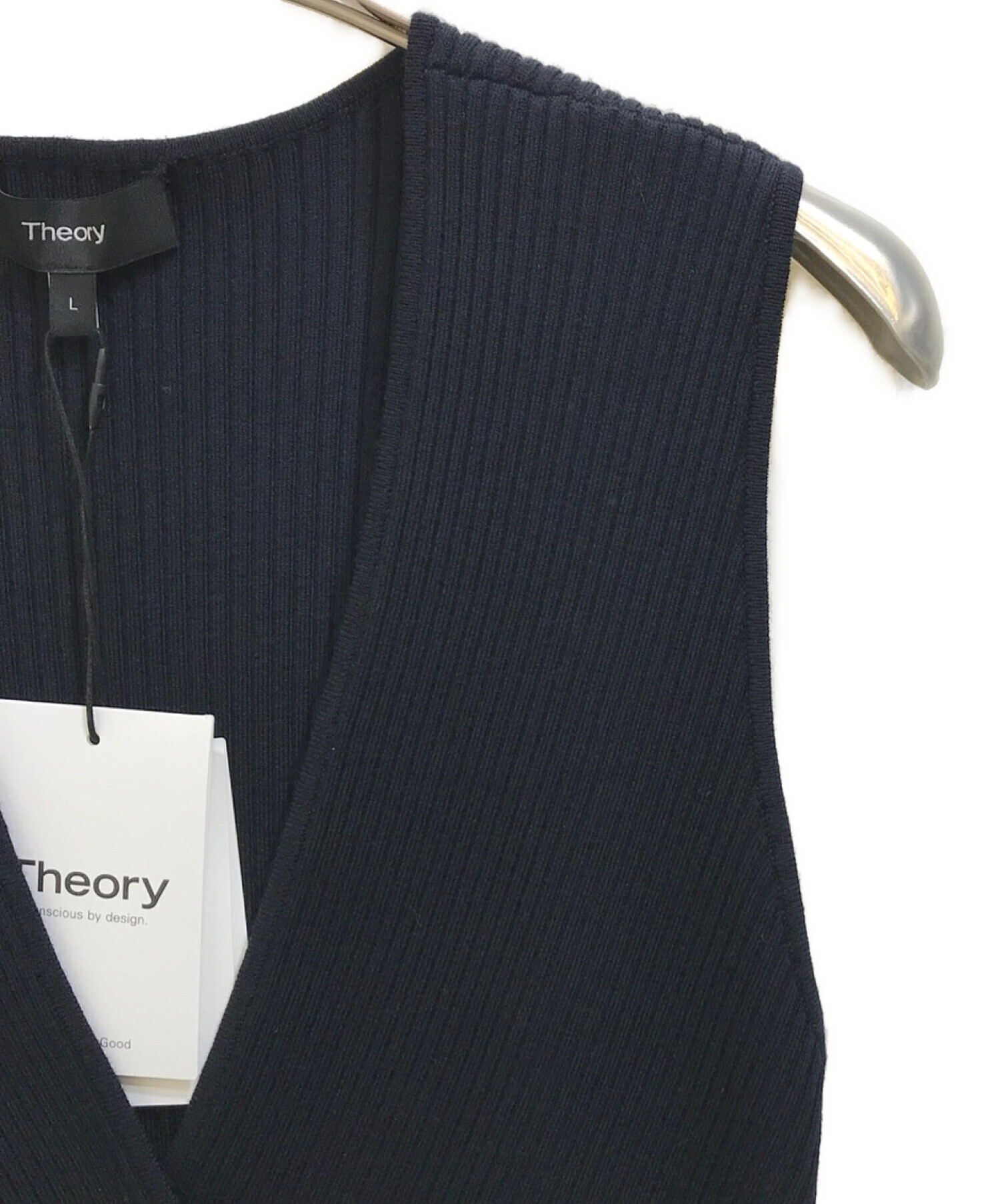 theory (セオリー) Twill Combo Rib Drape DR ネイビー サイズ:L