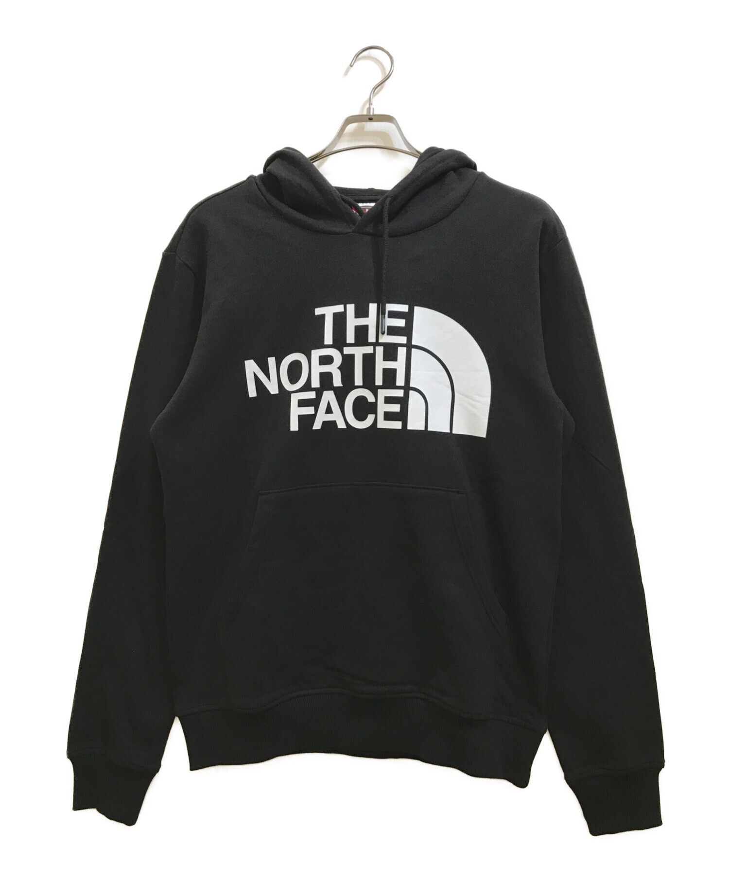 THE NORTH FACE (ザ ノース フェイス) ロゴプルオーバーパーカー ブラック サイズ:M