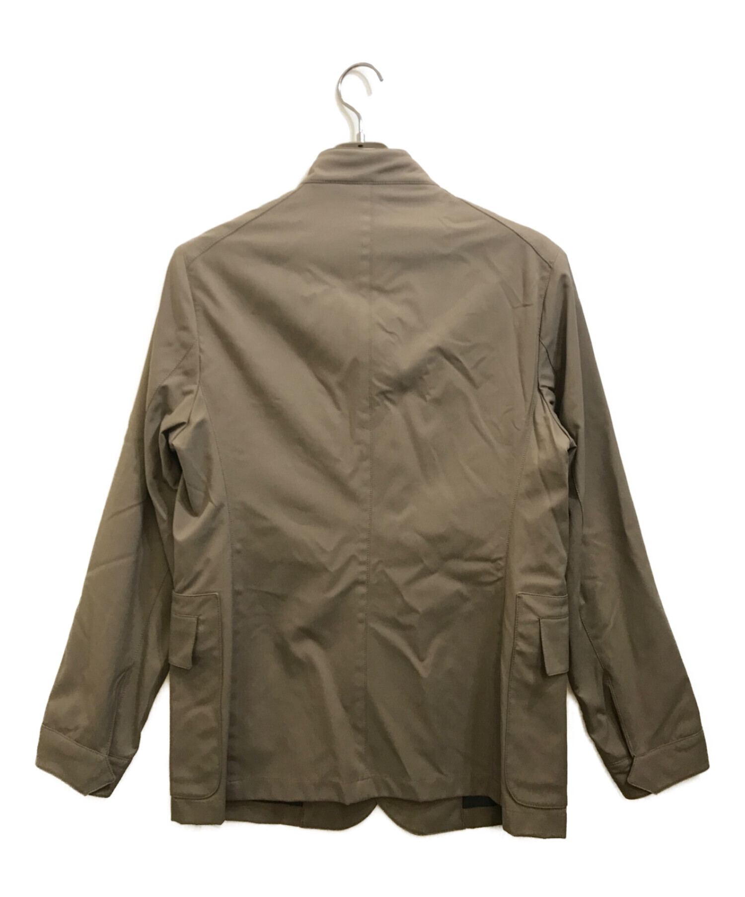 CORNELIANI (コルネリアーニ) WATER-RESISTANT LINED SYROPX2 TRENCH WITH BUTTON  CLOSURE ベージュ サイズ:50