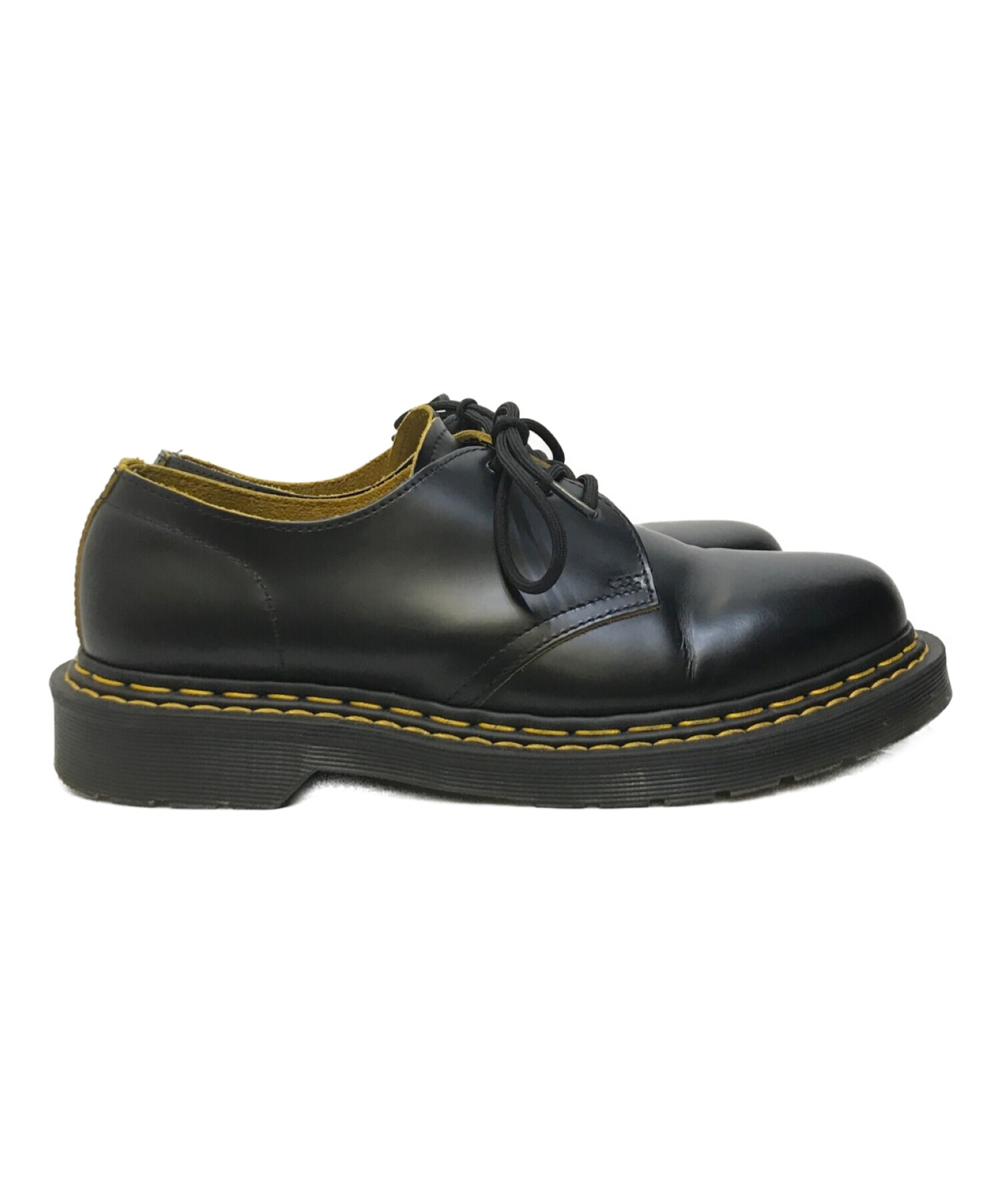 Dr.Martens (ドクターマーチン) ダブルステッチ3ホールシューズ ブラック サイズ:UK8