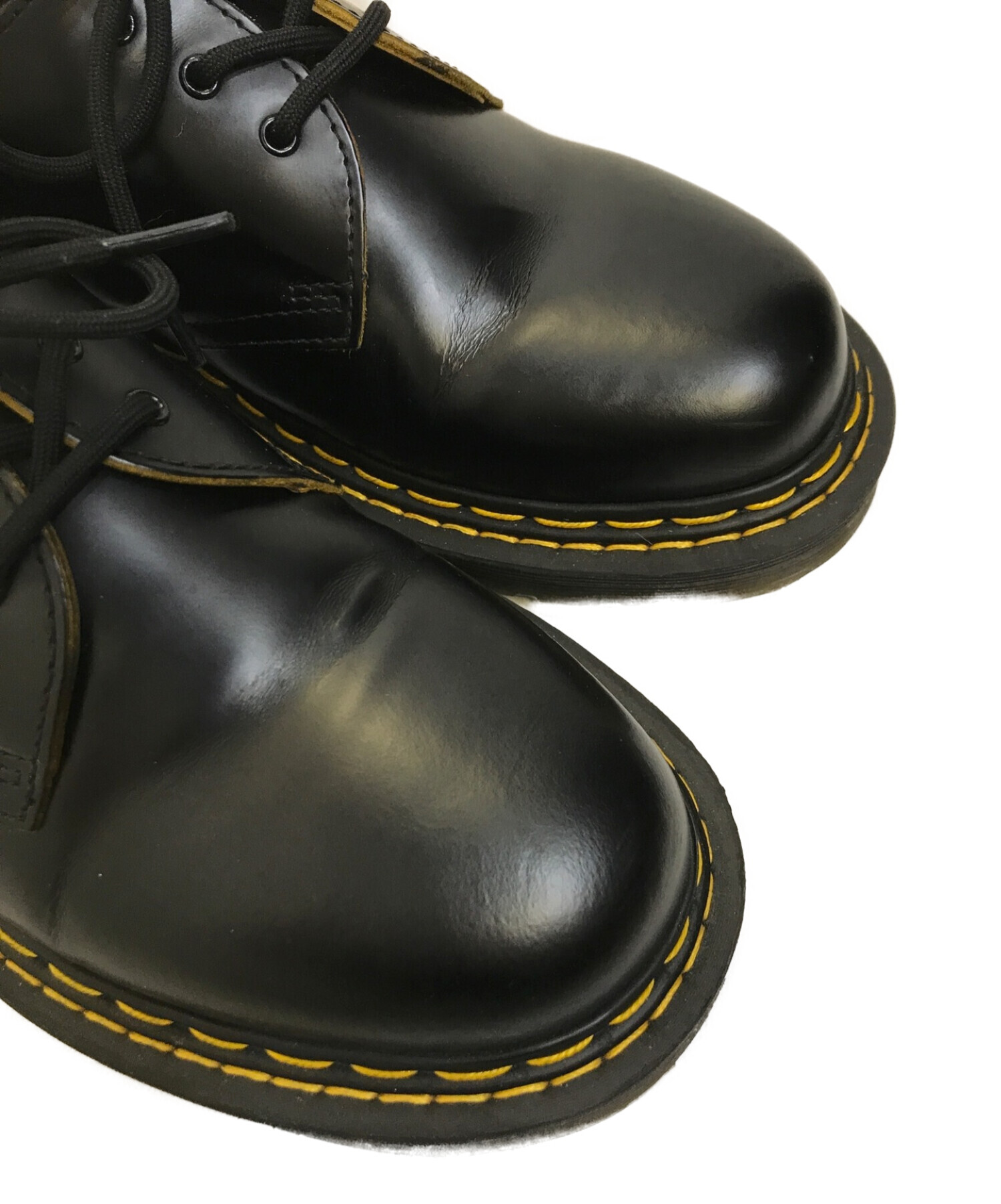 Dr.Martens (ドクターマーチン) ダブルステッチ3ホールシューズ ブラック サイズ:UK8