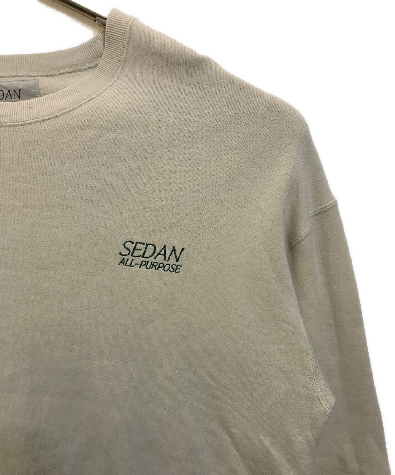 SEDAN ALL PURPOSE (セダンオールパーパス) スウェットプルオーバー BEIGE MEN ベージュ サイズ:M