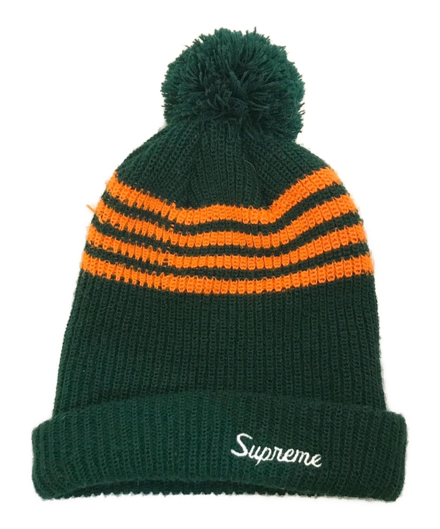 中古・古着通販】SUPREME (シュプリーム) STRIPE LOOSE GAUGE BEANIE