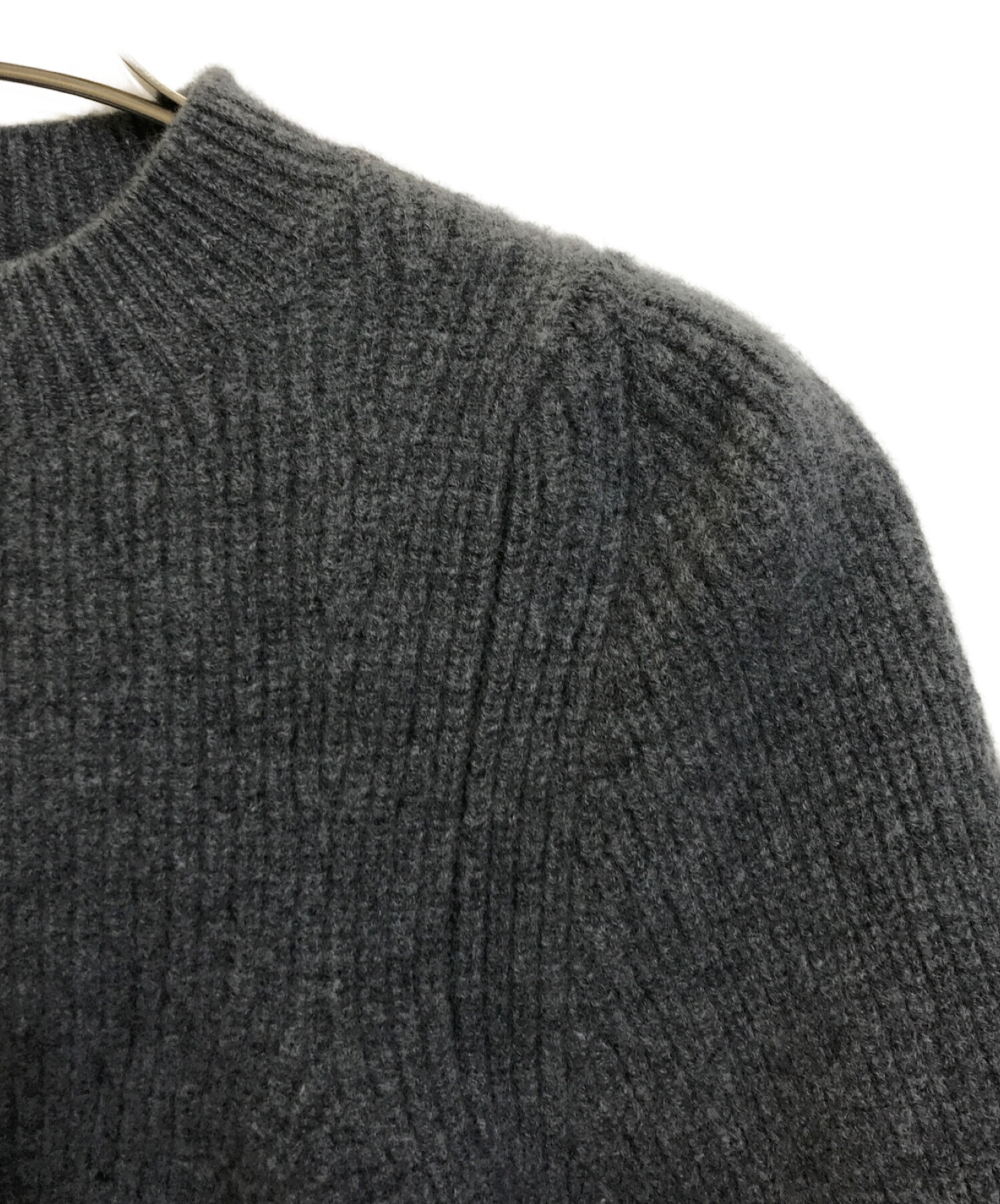 中古・古着通販】ENFOLD (エンフォルド) CROPPED WIDE ARM PULLOVER