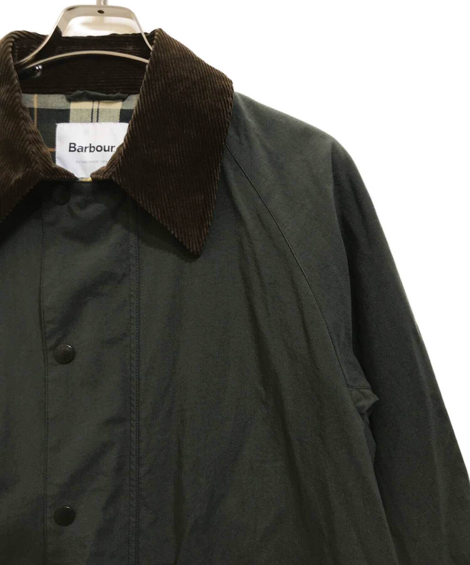 中古・古着通販】Barbour (バブアー) ロングコート カーキ サイズ:38