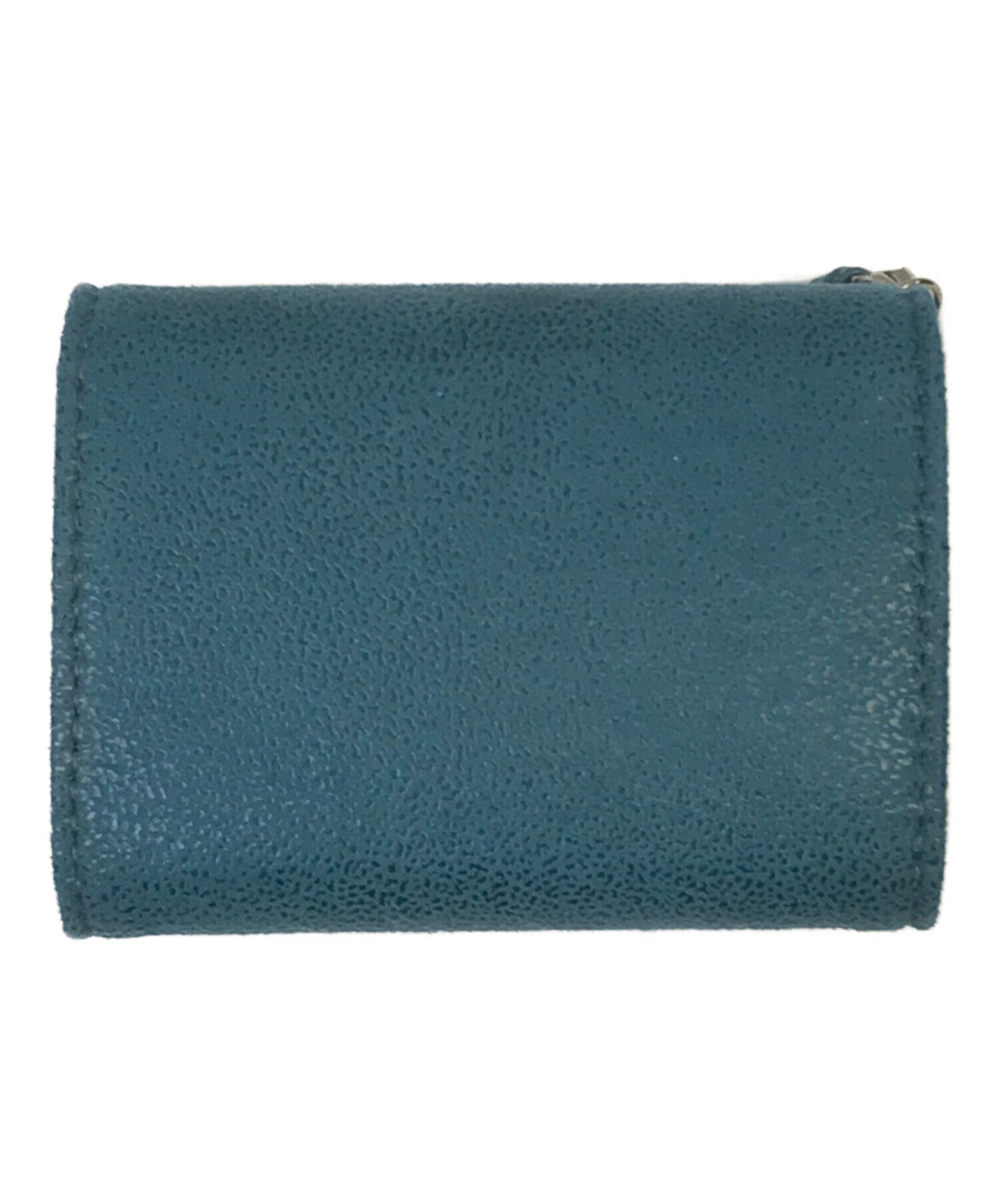 ステラマッカートニー 三つ折り財布 ブルーファッション小物 - 財布