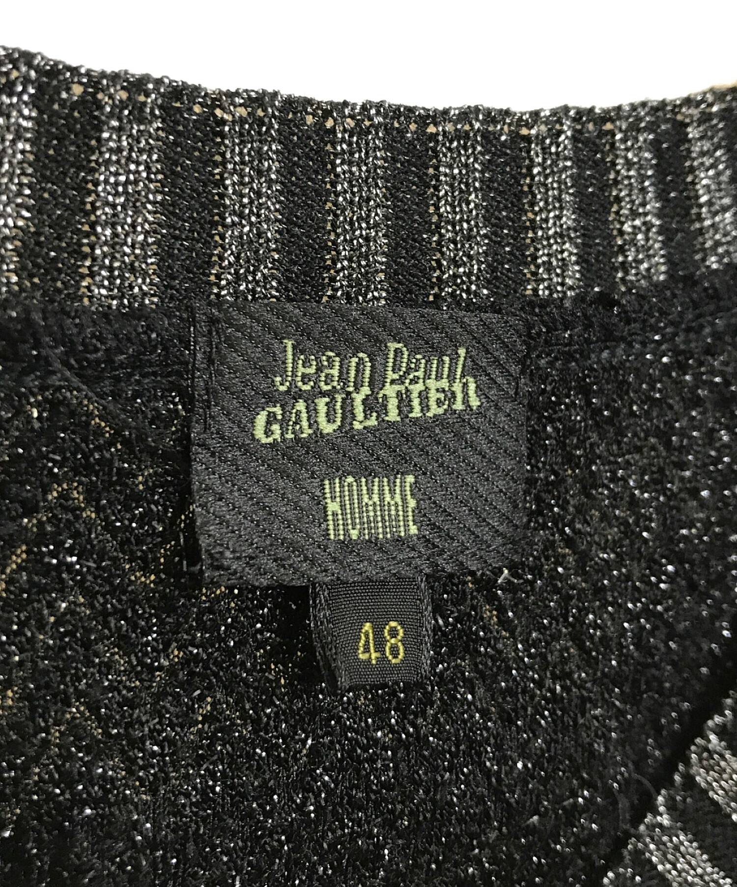 来年度予算案 Jean Paul GAULTIER ニットベスト | artfive.co.jp