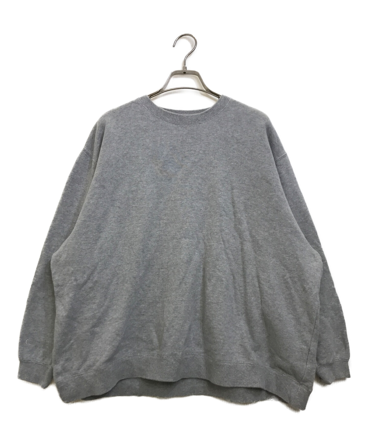 中古・古着通販】CLANE (クラネ) C SWEAT TOPS グレー サイズ:1