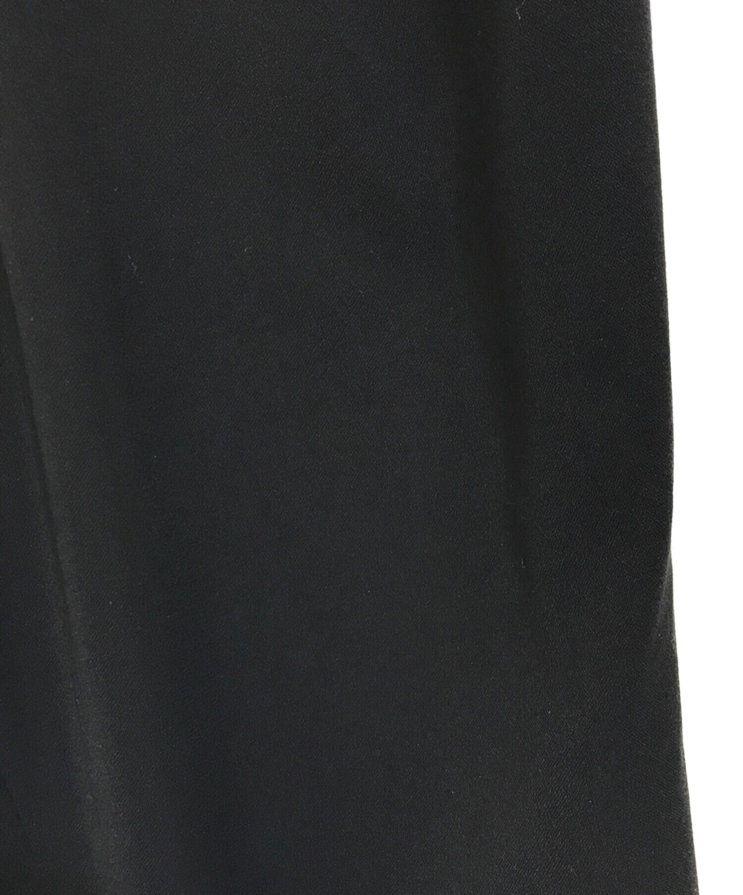 ENFOLD (エンフォルド) PEダブルクロス ゴムジョッパーズ パンツ ブラック サイズ:34