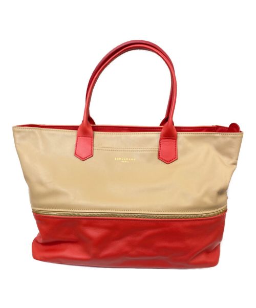 【中古・古着通販】LONGCHAMP (ロンシャン) バイカラートート