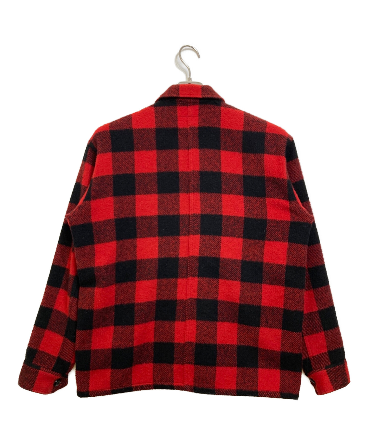 TENDERLOIN (テンダーロイン) バッファローチェックシャツジャケット レッド サイズ:M