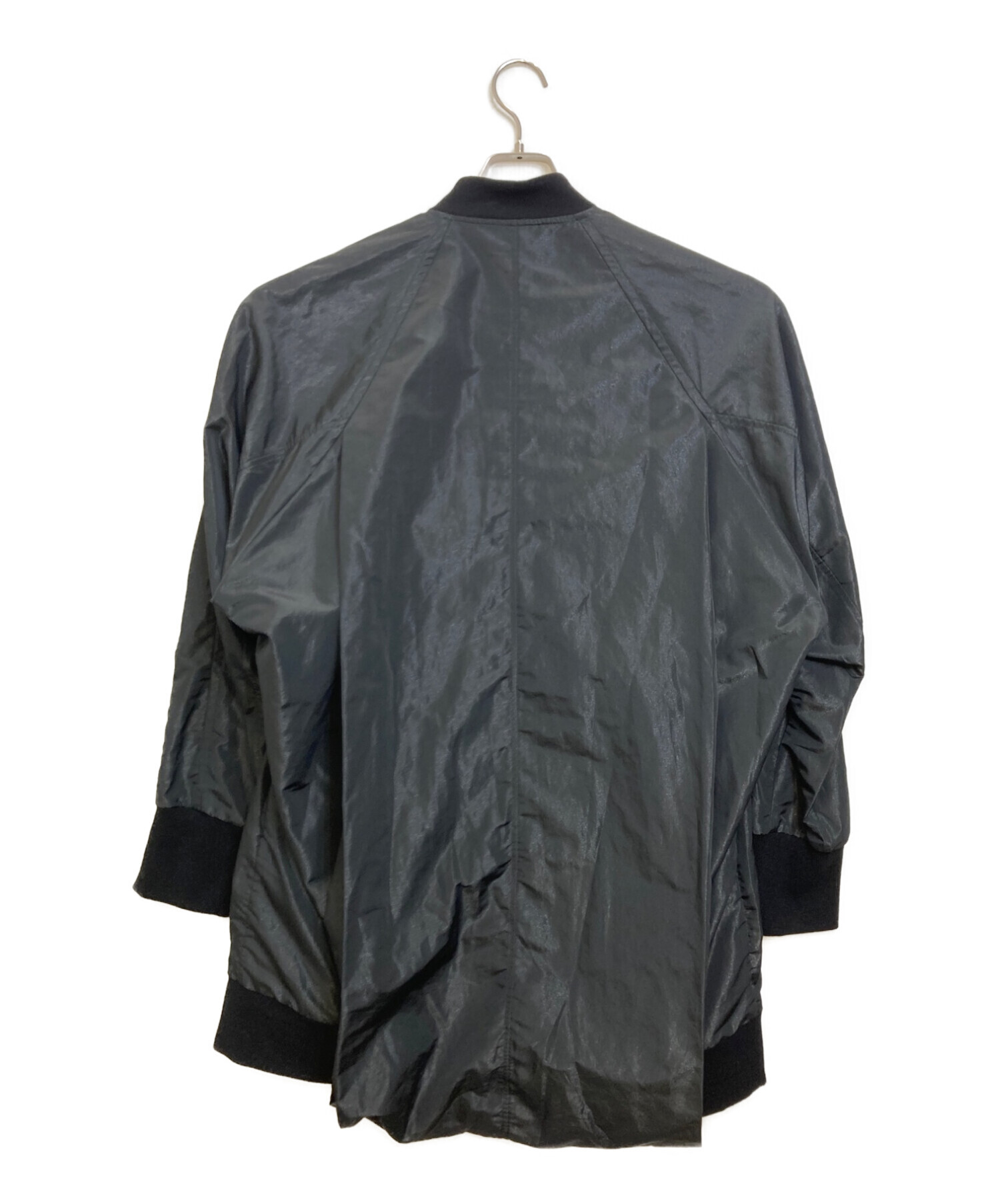 NILoS (ニルズ) BRIGHT POLYESTER TAFFETA JAKCKT ブラック サイズ:-