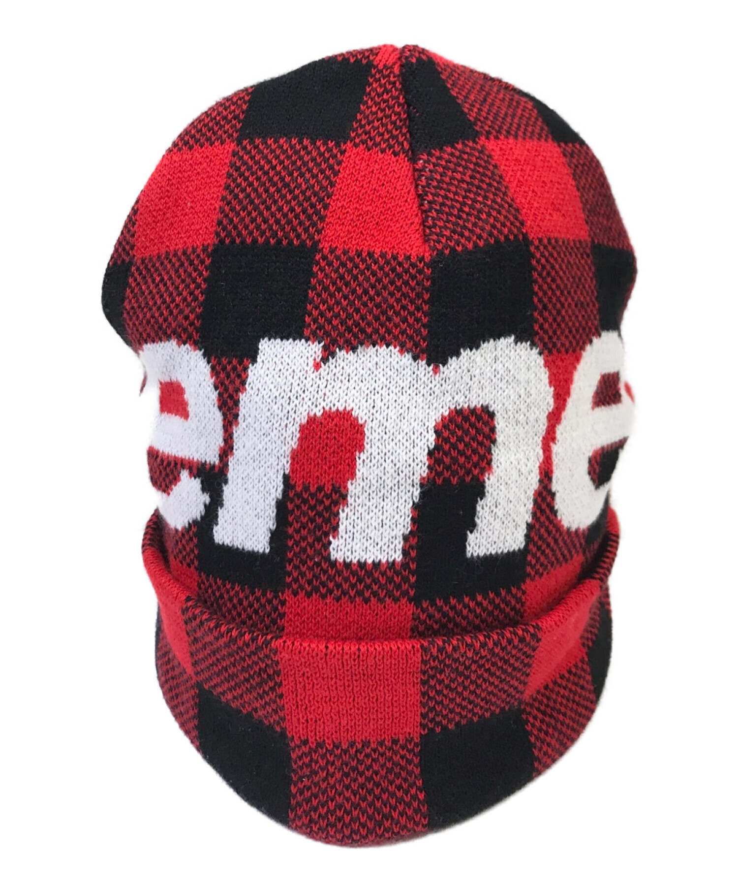 Supreme Big Logo Beanie Red帽子