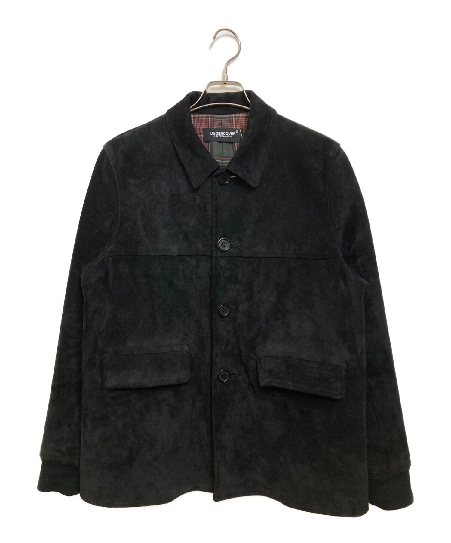 2着丈アンダーカバー 日本製 長袖 シャツジャケット 2 ブラック UNDERCOVER メンズ   【230925】