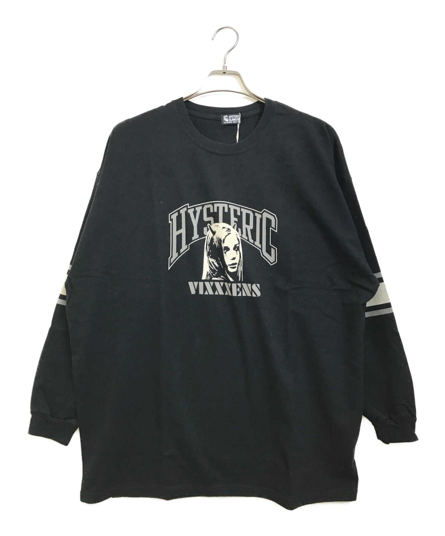 Hysteric Glamour (ヒステリックグラマー) VIXXXENSビッグTシャツ ブラック サイズ:FREE