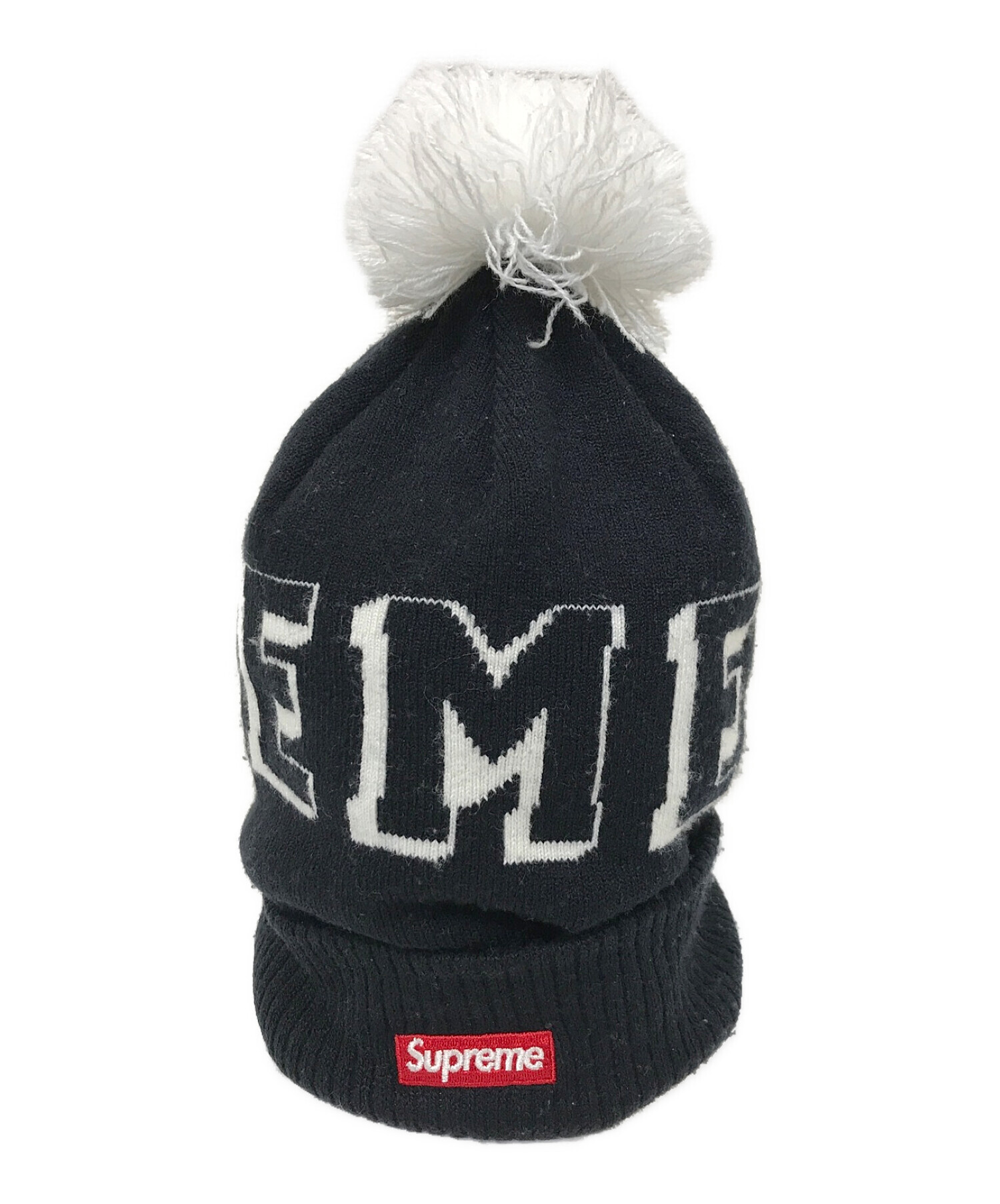 SUPREME×NEWERA (シュプリーム × ニューエラ) Banner Beanie ブラック