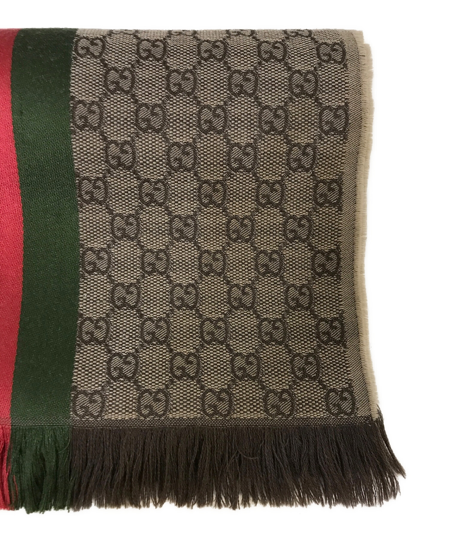 中古・古着通販】GUCCI (グッチ) GGシェリーラインストール ブラウン