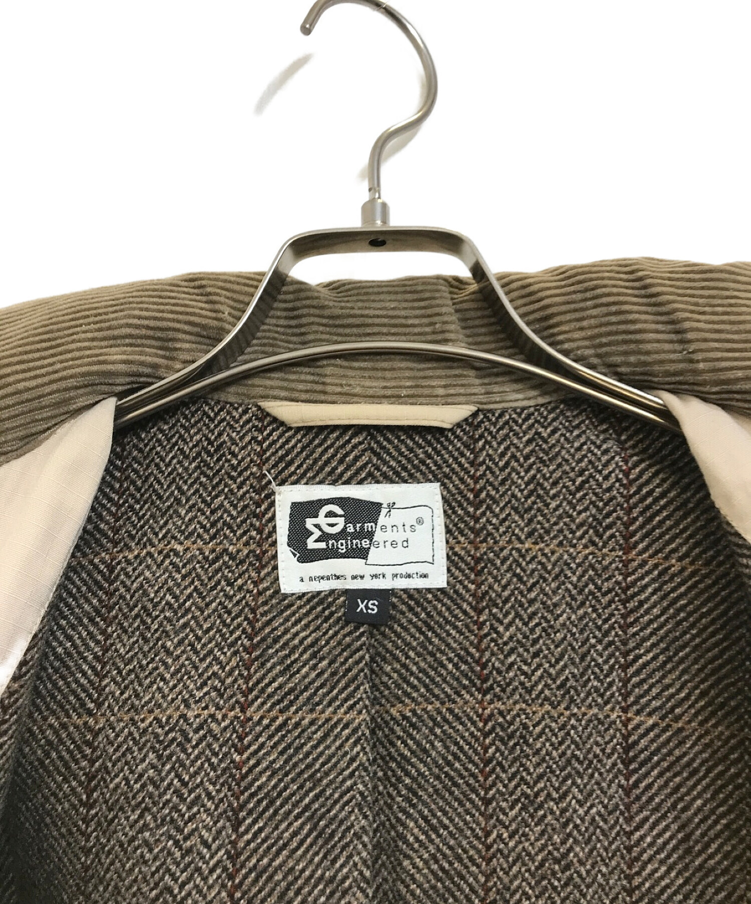 Engineered Garments (エンジニアードガーメンツ) ハンティングジャケット ベージュ サイズ:XS