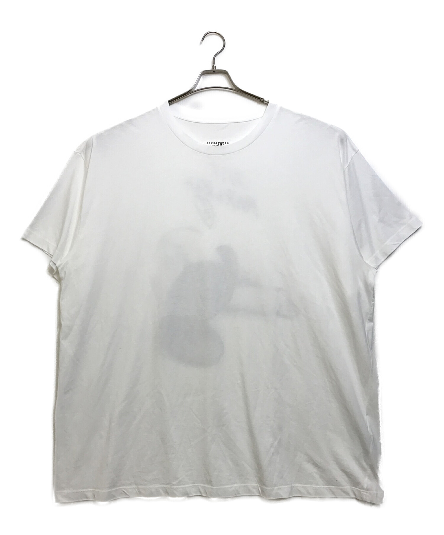 MM6 Maison Margiela (エムエムシックス メゾンマルジェラ) Back print big t-shirt ホワイト サイズ:M