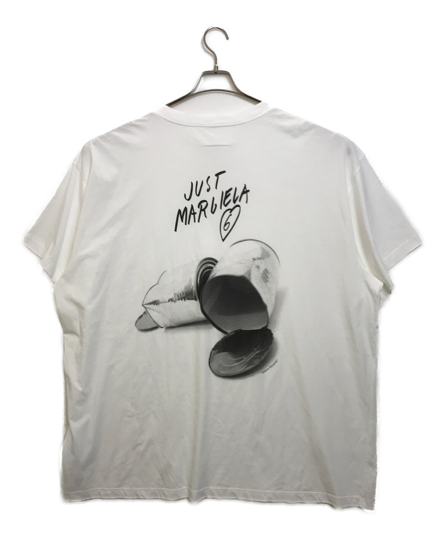 MM6 Maison Margiela (エムエムシックス メゾンマルジェラ) Back print big t-shirt ホワイト サイズ:M