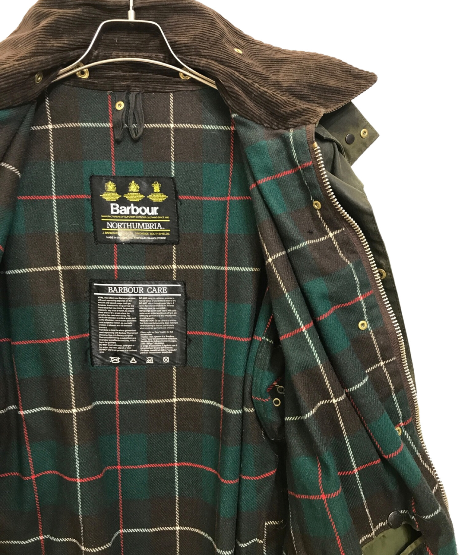 中古・古着通販】Barbour (バブアー) オイルドコート グリーン サイズ