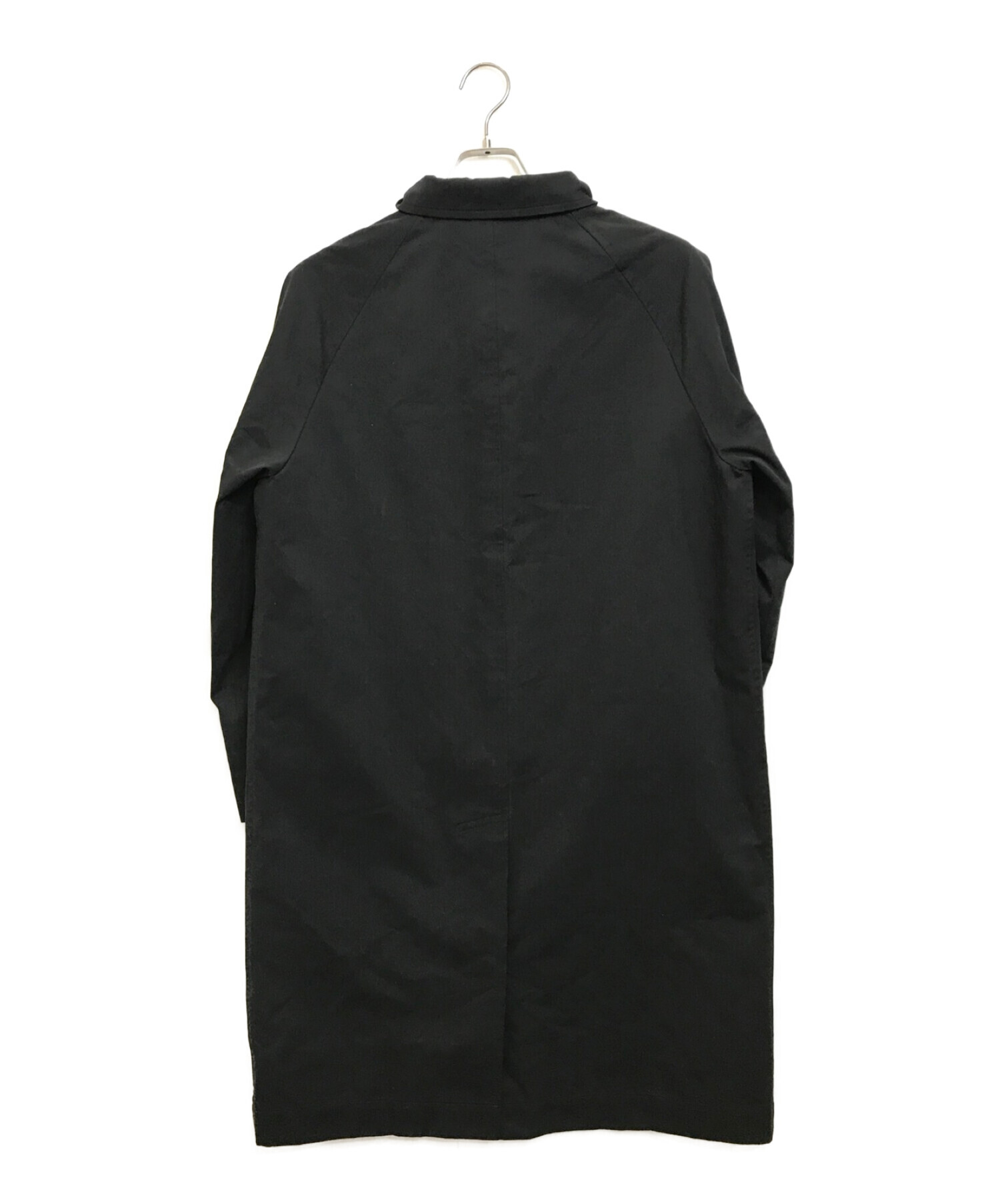 MARGARET HOWELL (マーガレットハウエル) ステンカラーコート ブラック サイズ:S