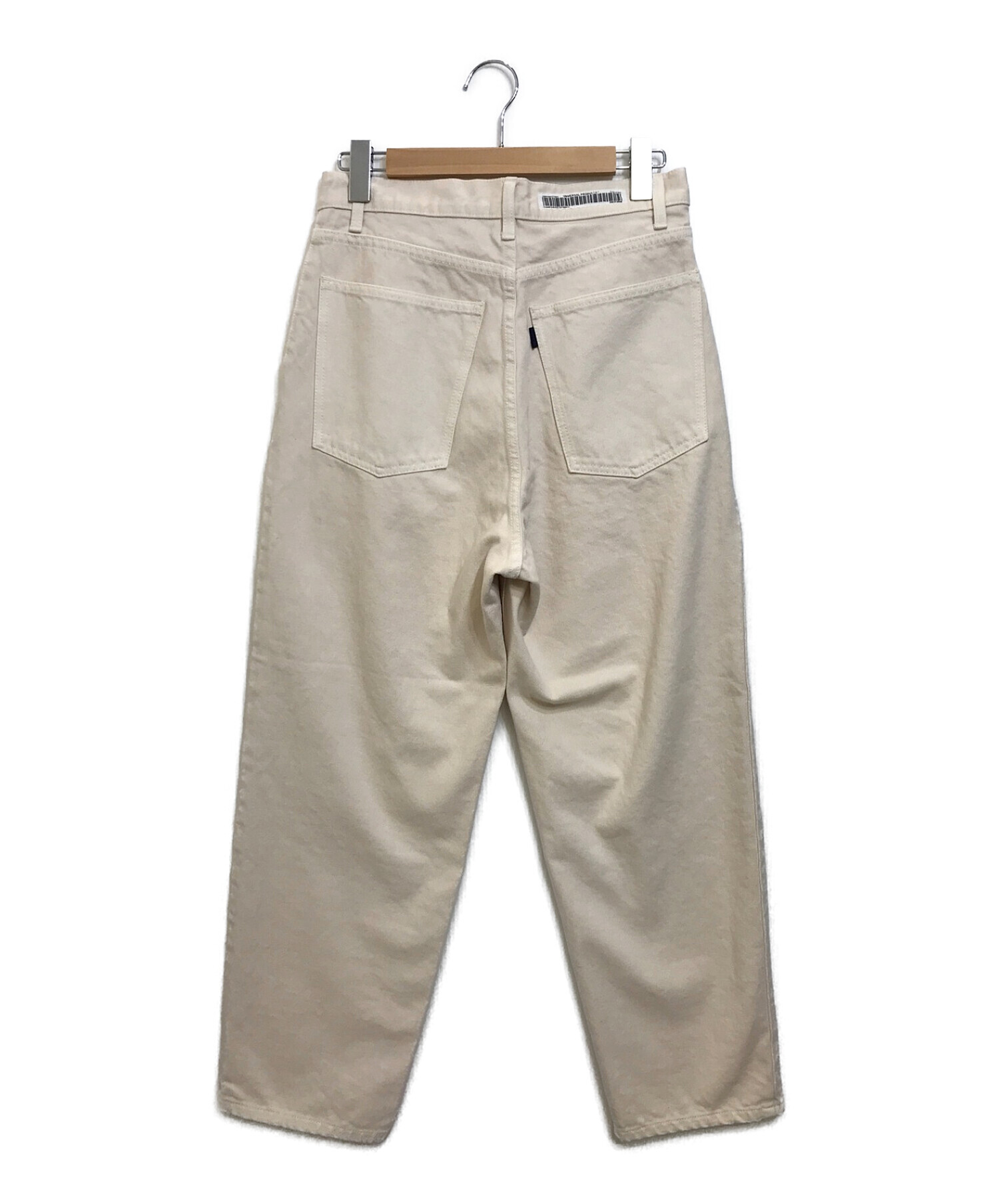 UNIVERSAL PRODUCTS. (ユニバーサルプロダクツ) 1tuck Denim Pants アイボリー サイズ:1 未使用品