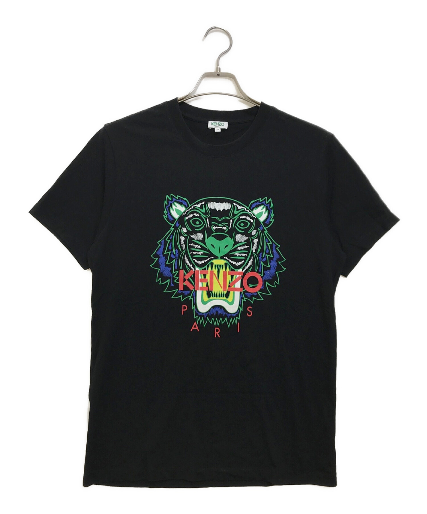 KENZO (ケンゾー) タイガープリントTシャツ ブラック サイズ:M