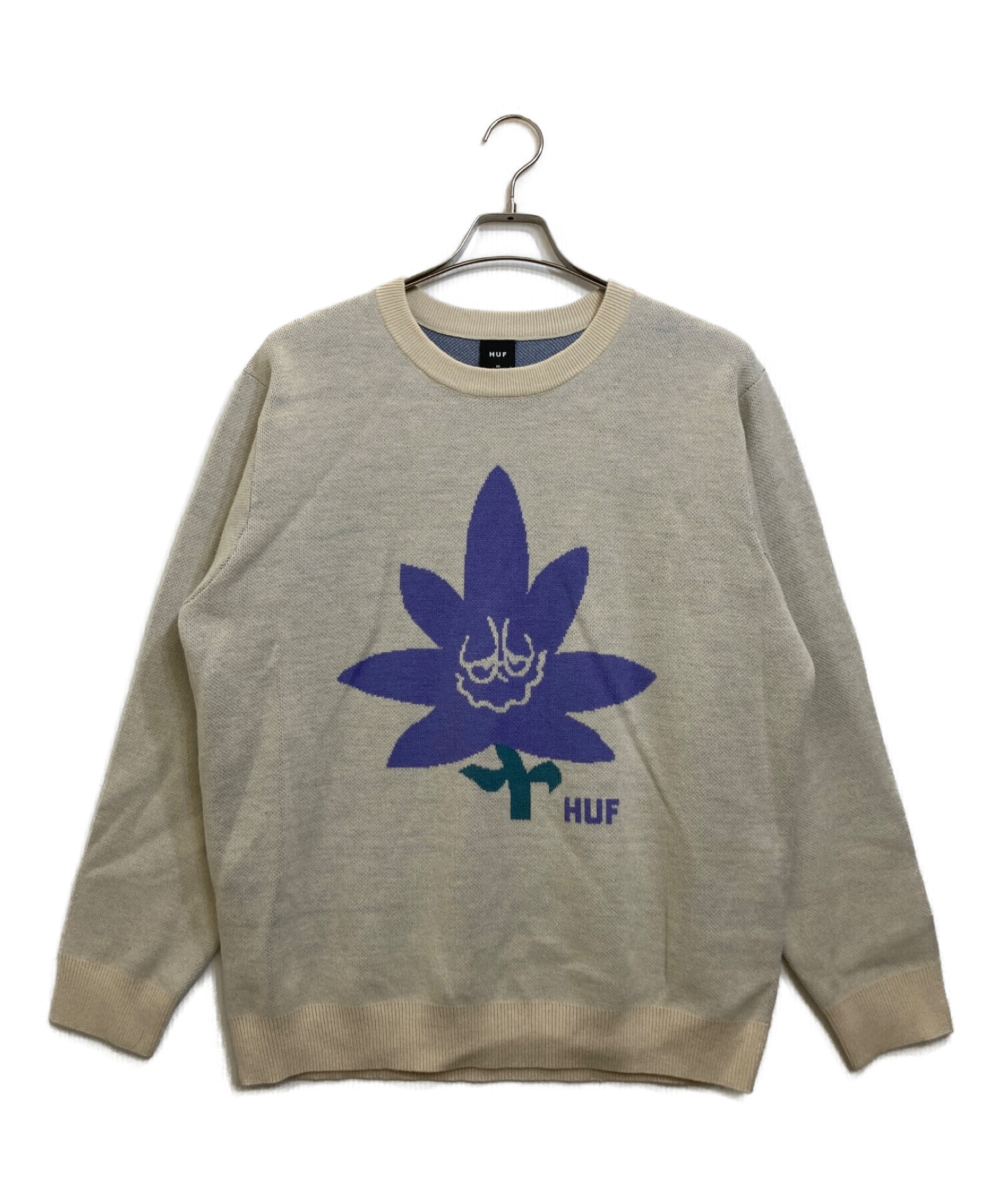 HUF PURPLE BUDDY SWEATER - トップス