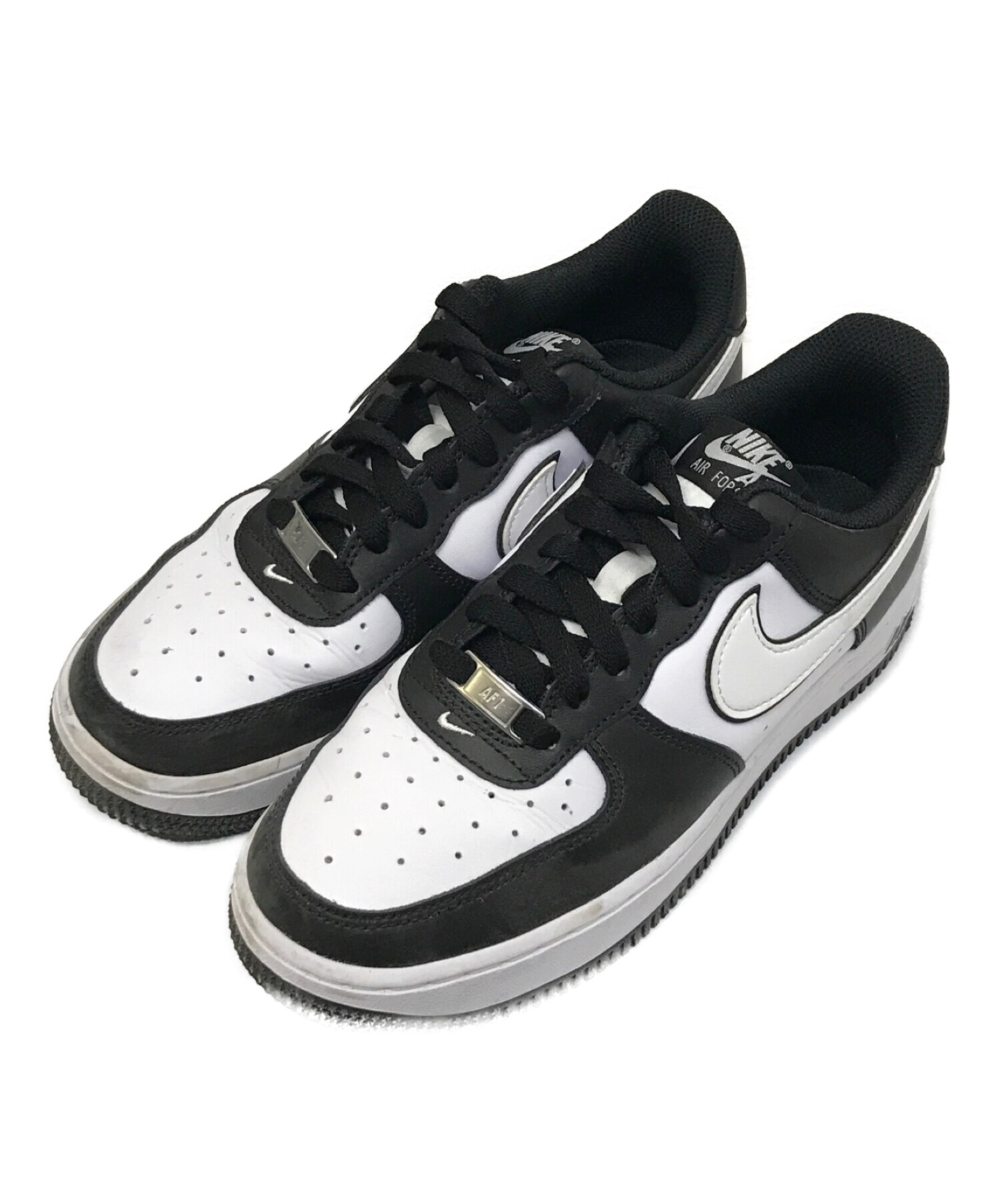 NIKE (ナイキ) エアフォース1 ロー '07 ホワイト×ブラック サイズ:24