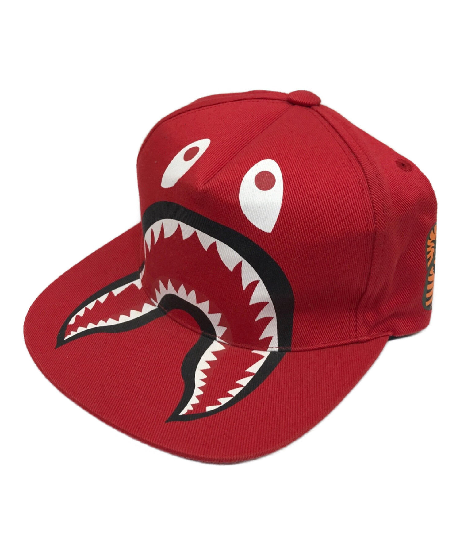 2024大得価BAPE KIDS SHARKシャークCAP 赤 ベイプ キャップ キッズ 帽子 帽子