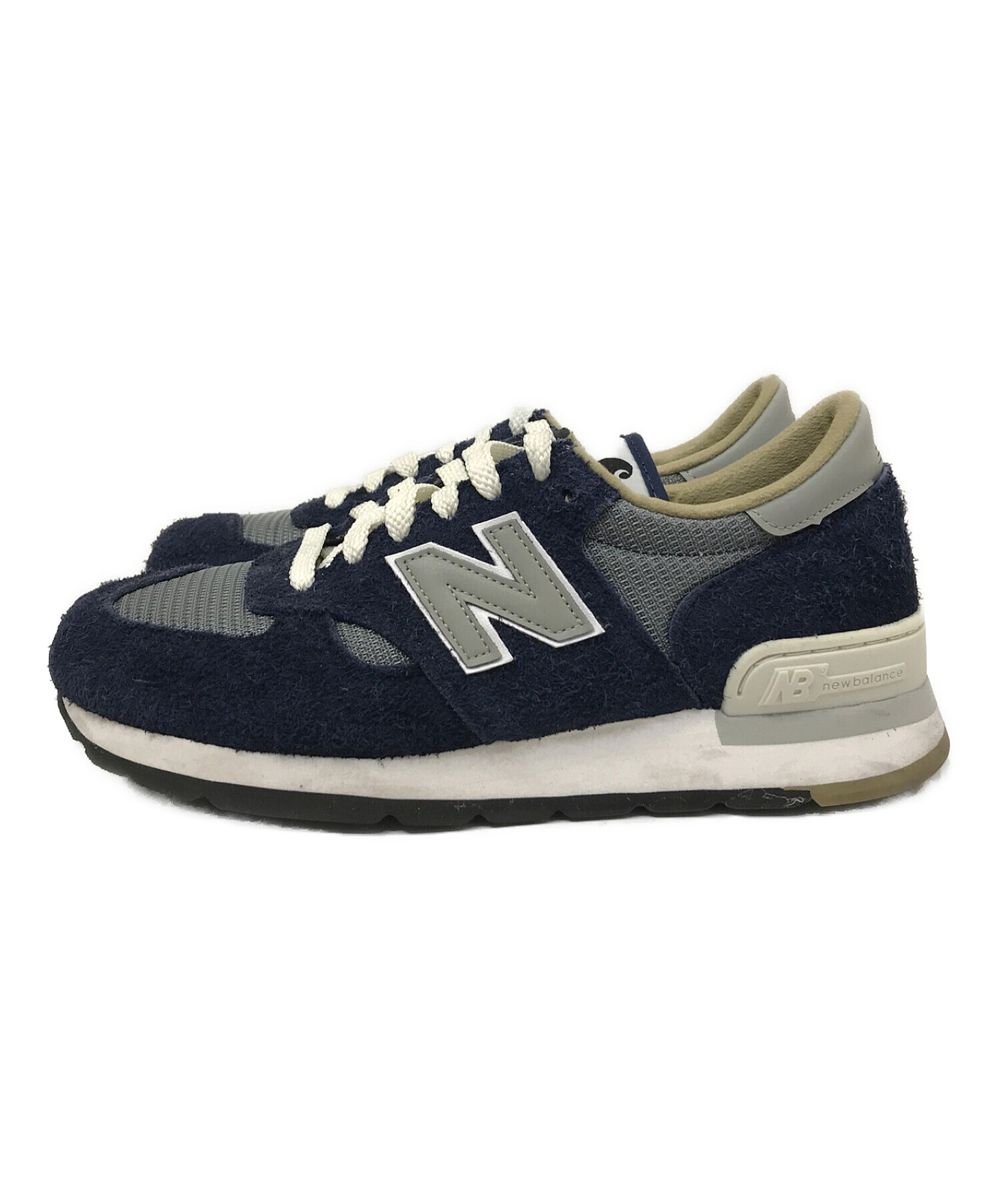 NEW BALANCE (ニューバランス) CarHartt (カーハート) スニーカー ネイビー サイズ:27