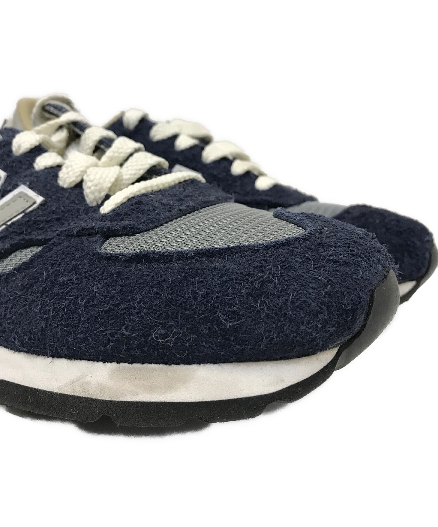 NEW BALANCE (ニューバランス) CarHartt (カーハート) スニーカー ネイビー サイズ:27