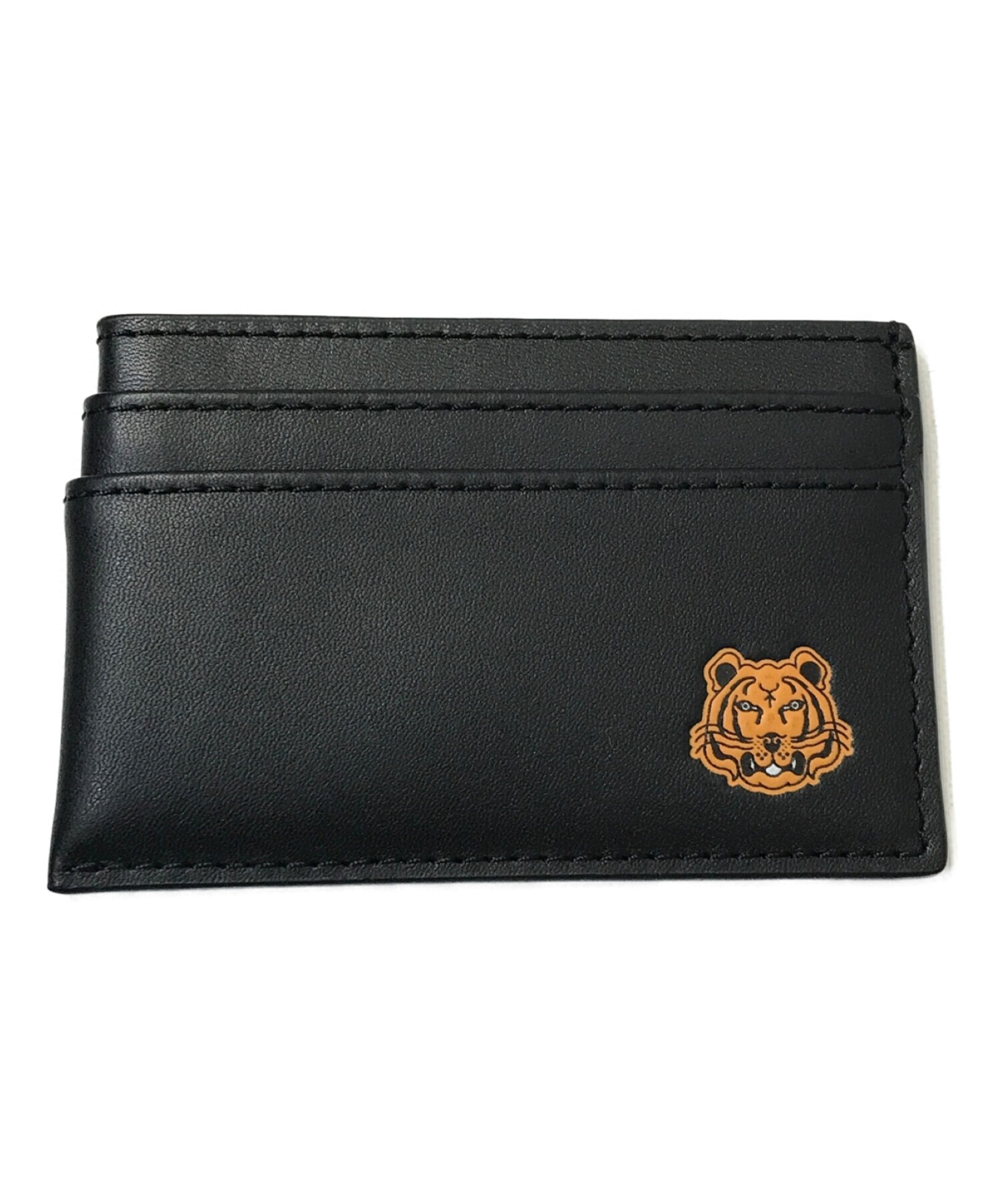 KENZO ケンゾー ブラック カードケース フラグメントケース タイガー刺繍