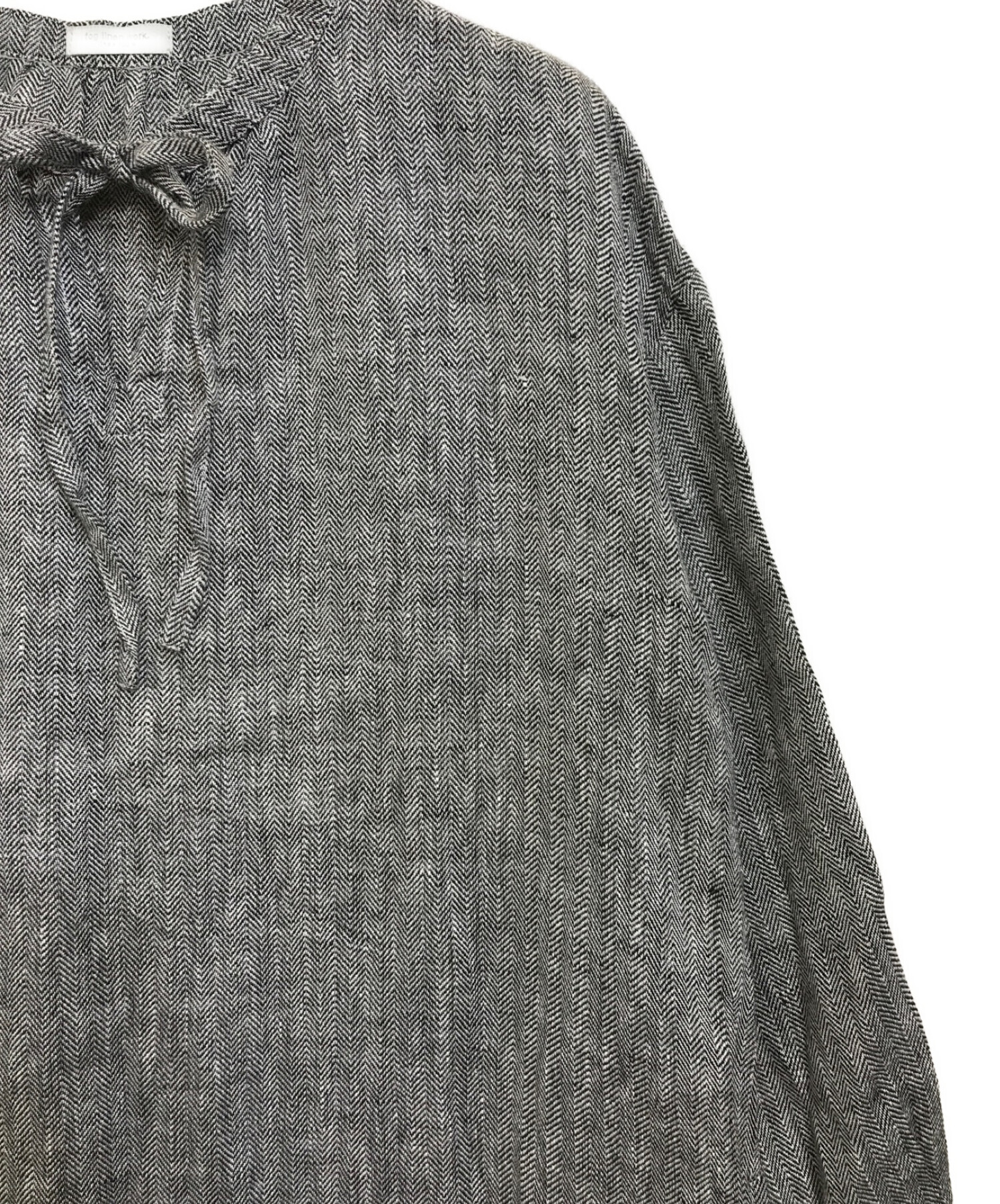 fog linen work (フォグリネンワーク) ジェシカワンピース グレー サイズ:記載無し