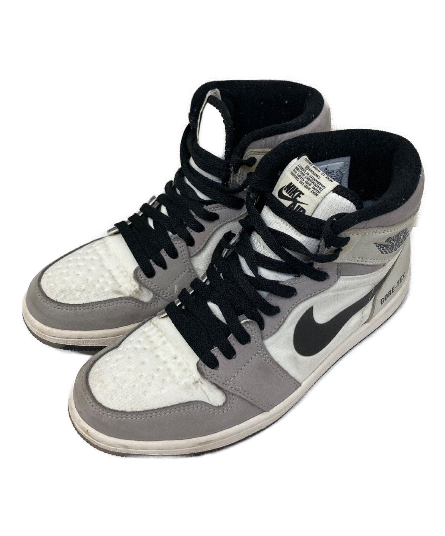 中古・古着通販】NIKE (ナイキ) AIR JORDAN 1 ELEMENT ホワイト×グレー