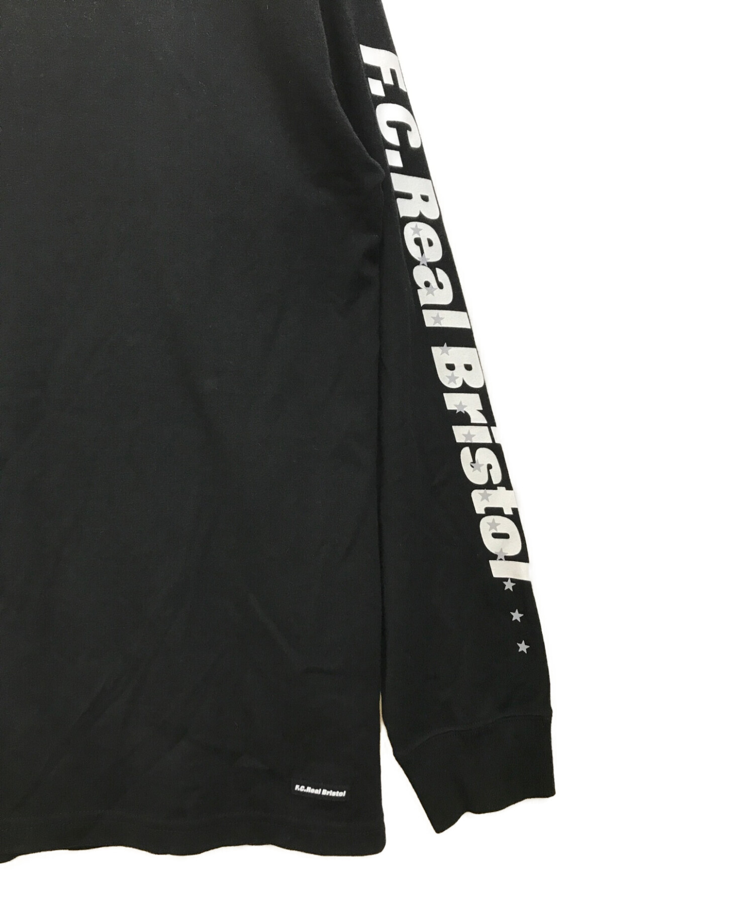 F.C.Real Bristol (エフシーレアルブリストル) L/S REFLECTIVE 45STARS TEE ブラック サイズ:L