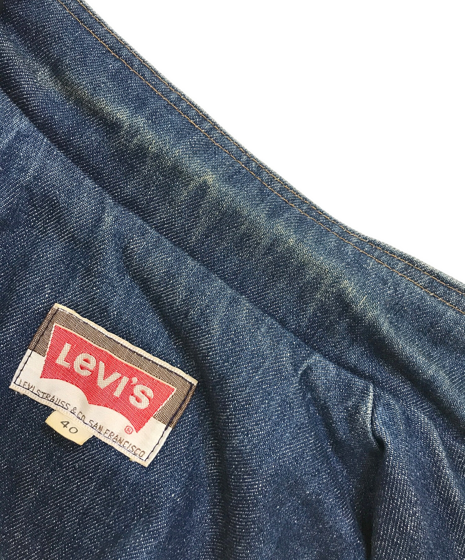 LEVI'S (リーバイス) デニムテーラードジャケット インディゴ サイズ:40