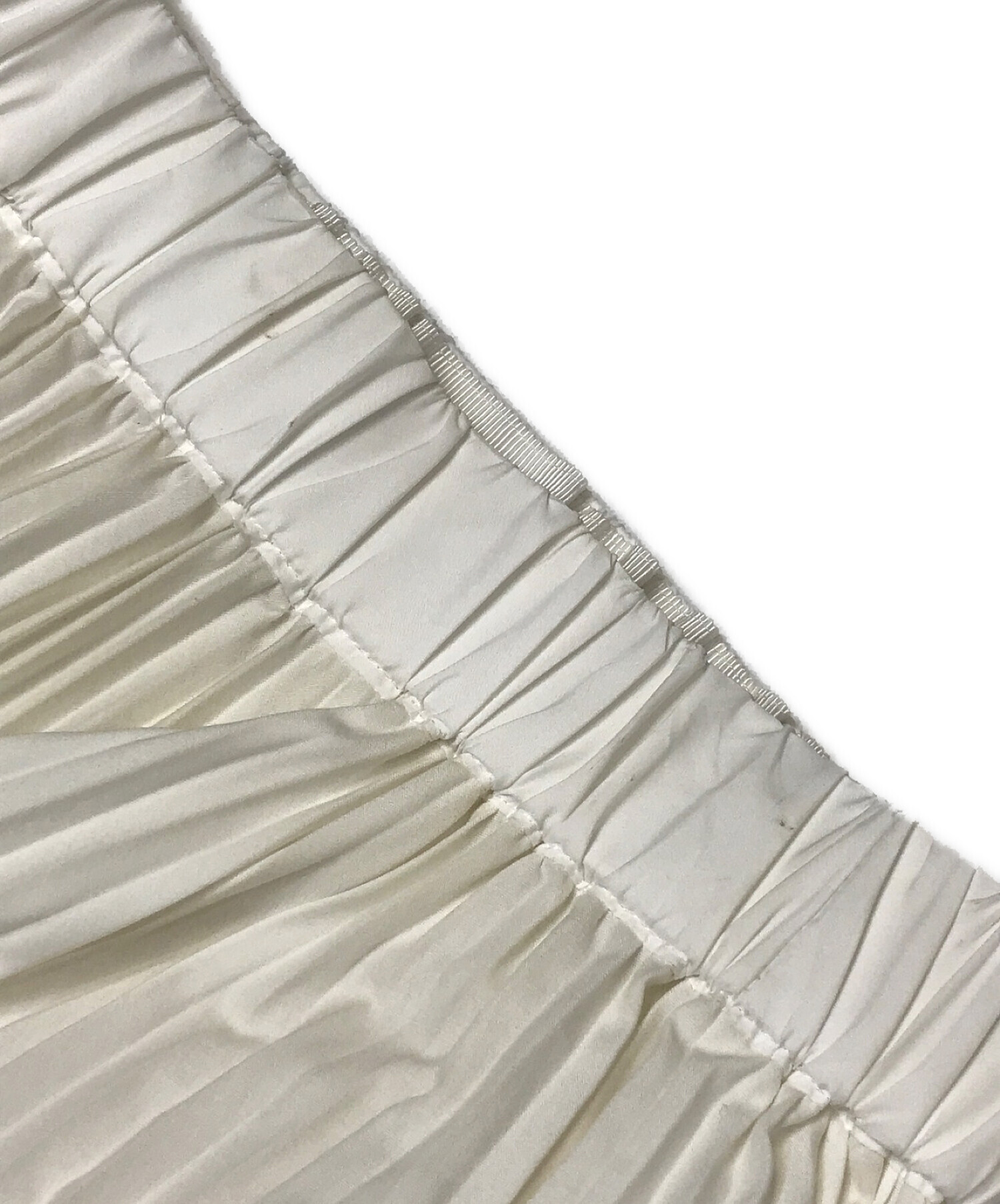 sacai (サカイ) ランダムプリーツスカート ホワイト サイズ:1
