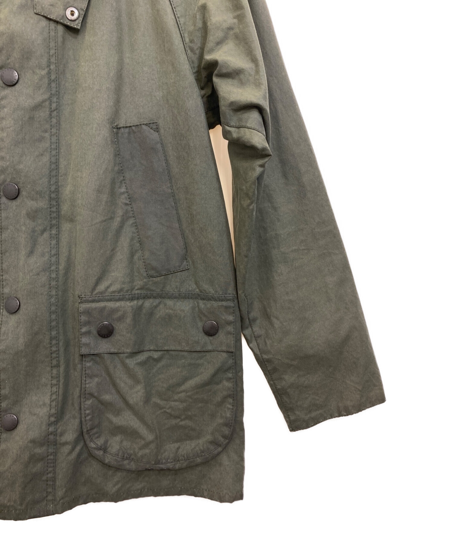 バブアー 英国製 ビデイル セージ 36 S M グリーン オイルドジャケット