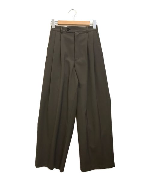 【中古・古着通販】juha (ユハ) 2TUCK WIDE EASY PANTS