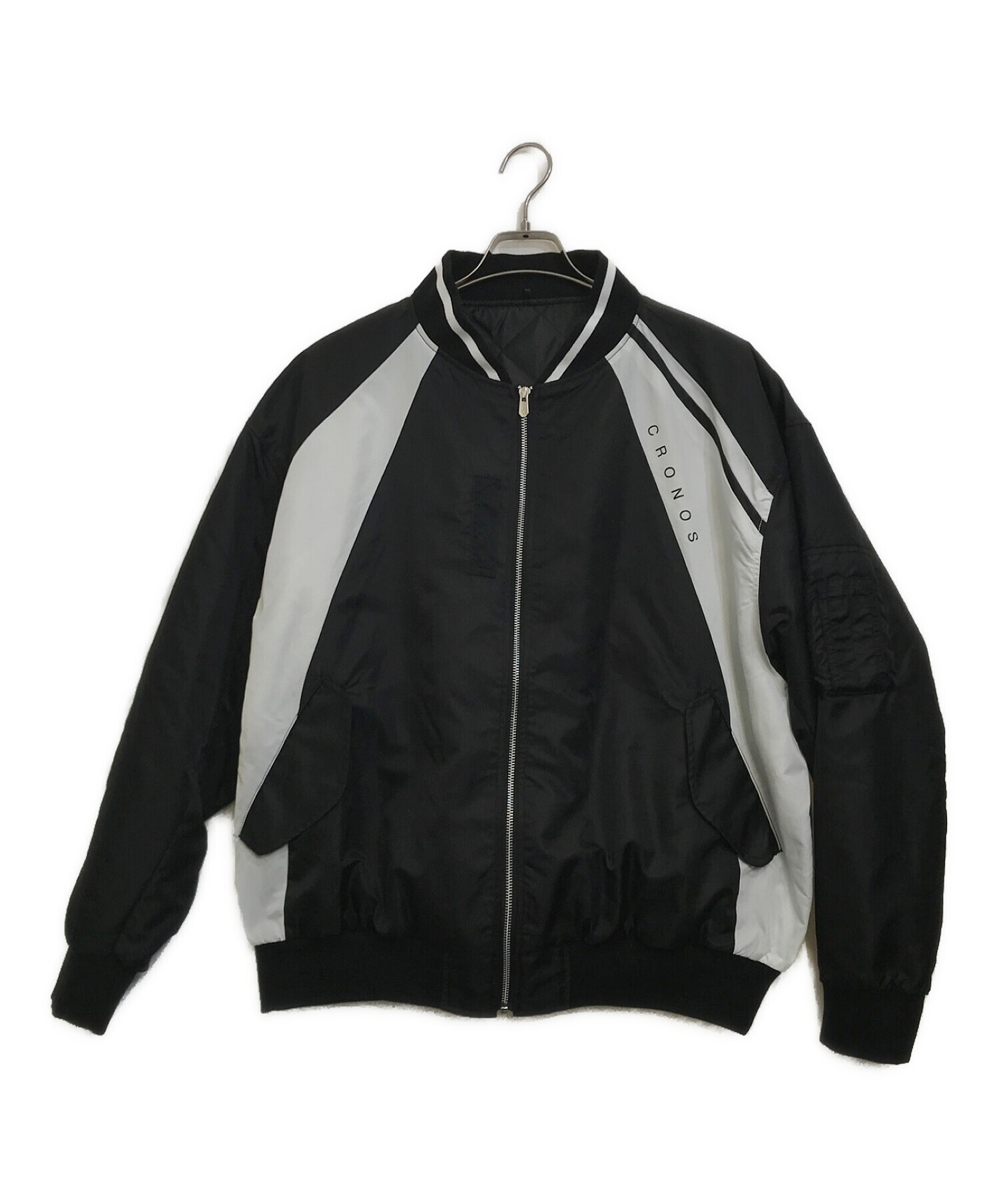 CRONOS (クロノス) MA-1ジャケット ブラック サイズ:38