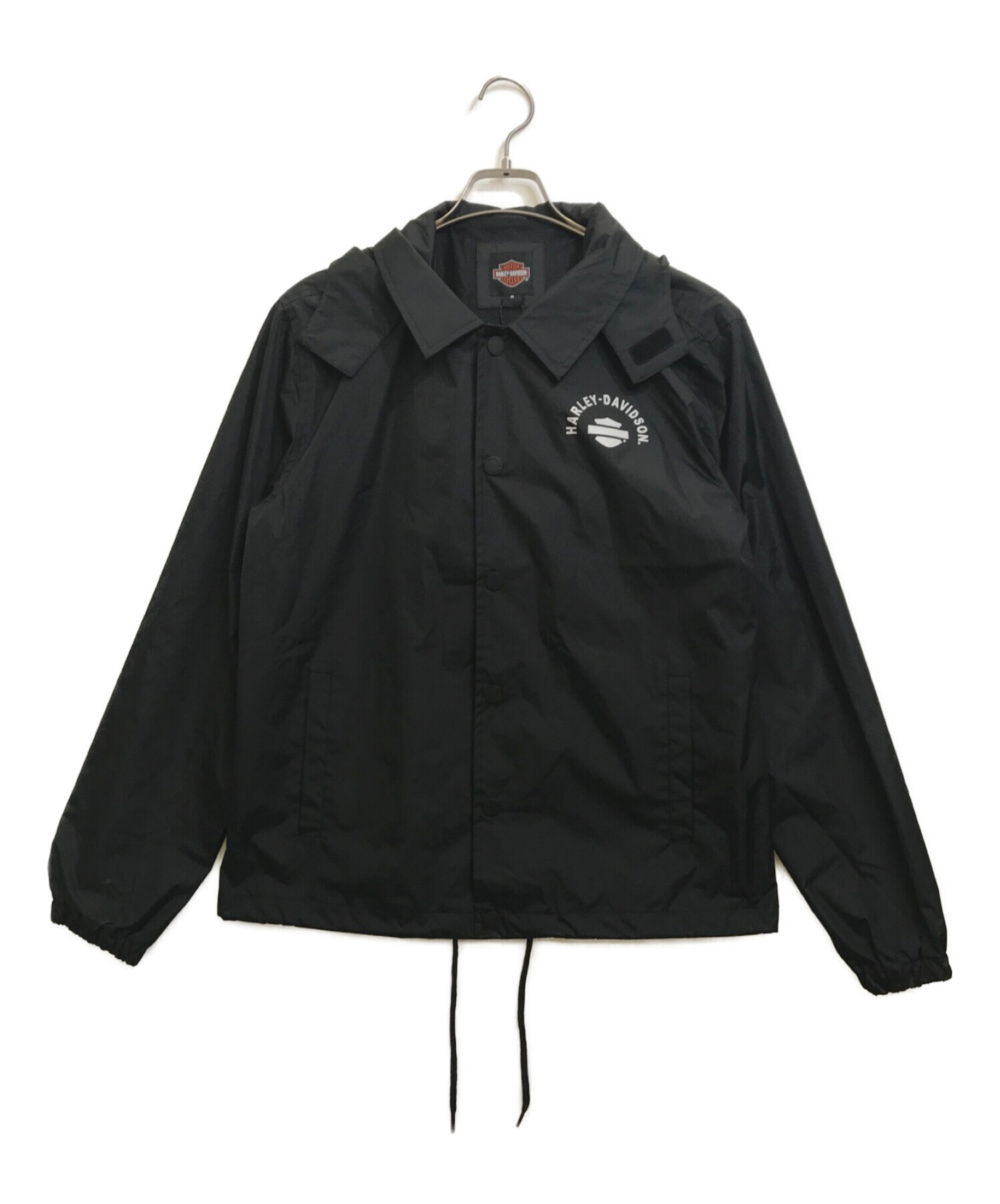 HARLEY-DAVIDSON (ハーレーダビッドソン) WINDBREAKER ウィンドブレーカー ブラック サイズ:Ｍ 未使用品